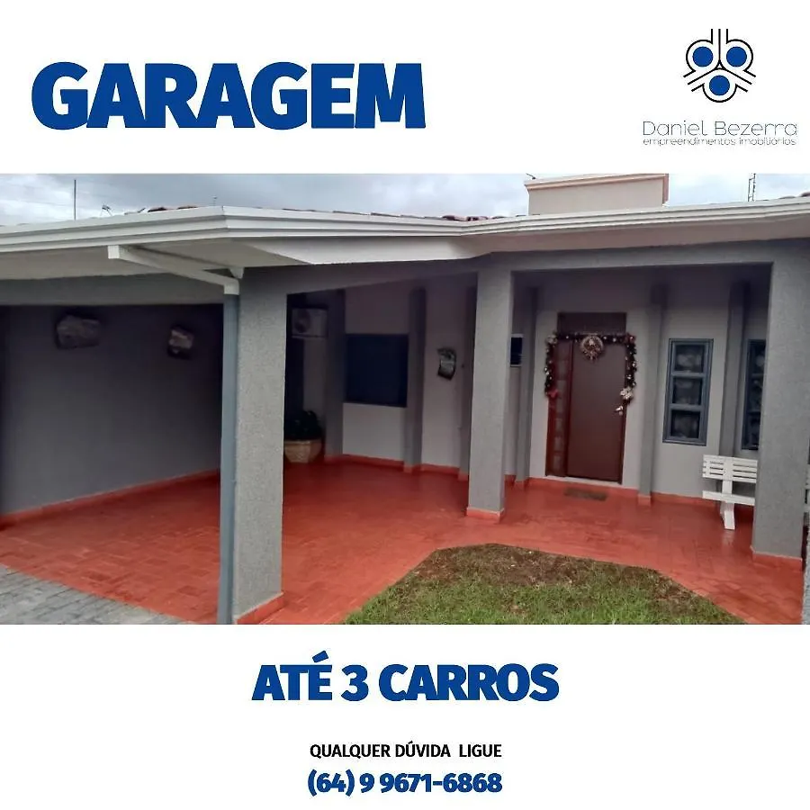 Casa Com Piscina, Churrasqueira, 3 Suites Com Ar Condicionado Caldas Novas 0*,  Brasilien